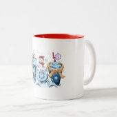 Mug bonhomme de neige (Devant droit)