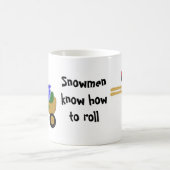 Mug Bonhomme de neige à roues (Centre)