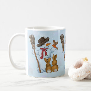 Mug Bonhomme de neige avec animaux