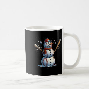 Mug Bonhomme de neige Baseball Noël Hiver