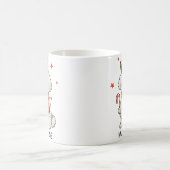 Mug Bonhomme de neige caniche Noël Chien (Centre)