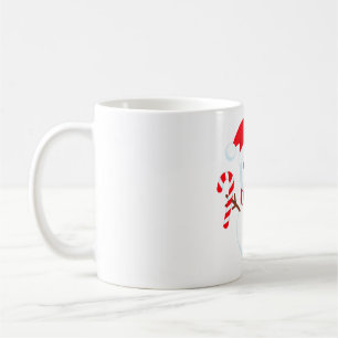 Mug Bonhomme de neige Canne en bonbon de Noël