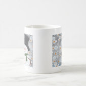 Mug Bonhomme de neige dans une tempête de neige (Centre)