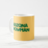 Mug Bonhomme de neige de l'Arizona (Devant gauche)