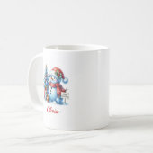 Mug Bonhomme de neige de Noël (Devant gauche)