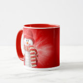 Mug bonhomme de neige de sourire (Devant gauche)