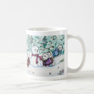 Mug Bonhomme de neige de Terrier blanc de montagne