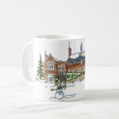 Mug bonhomme de neige d'hiver d'Albright (Devant gauche)