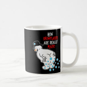 Mug Bonhomme de neige drôle Comment les flocons de nei