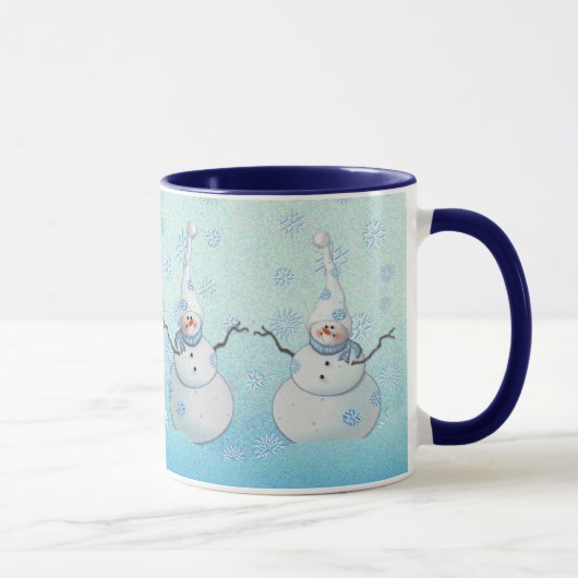 Mug BONHOMME DE NEIGE, ÉCHARPE et CASQUETTE de NEIGE (Droite)