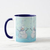 Mug BONHOMME DE NEIGE, ÉCHARPE et CASQUETTE de NEIGE (Gauche)
