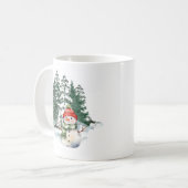 Mug Bonhomme de neige enneigé (Devant gauche)