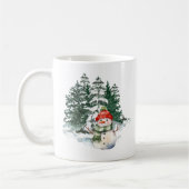 Mug Bonhomme de neige enneigé (Gauche)