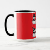 Mug Bonhomme de neige gothique (Gauche)