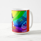 Mug Bonhomme de neige heureux (Devant droit)