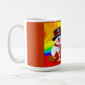 Mug Bonhomme de neige heureux (Gauche)