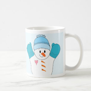 Mug Bonhomme de neige heureux heureux
