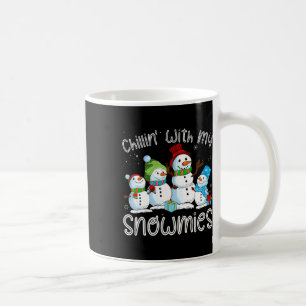 Mug Bonhomme de neige Noël Se détendre avec mes Snowmi