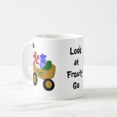 Mug Bonhomme de neige roulant (Devant gauche)