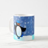 Mug Bonhomme de neige sans tête ! Pingouin vilain ! (Devant gauche)