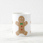Mug Bonhomme en pain d'épice avec le nom (Centre)