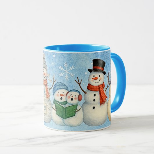 Mug Bonhommes de neige (Devant droit)