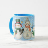 Mug Bonhommes de neige (Devant gauche)