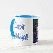 Mug Bonhommes de neige campant (Devant gauche)