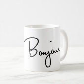 Mug Bonjour (Devant droit)