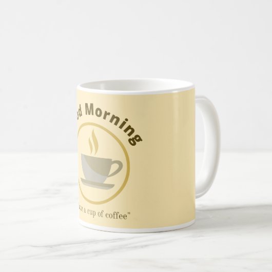 Mug bonjour (Devant droit)