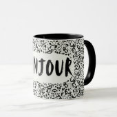 Mug BONJOUR (Devant droit)