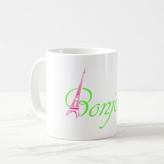 Mug Bonjour (Devant gauche)