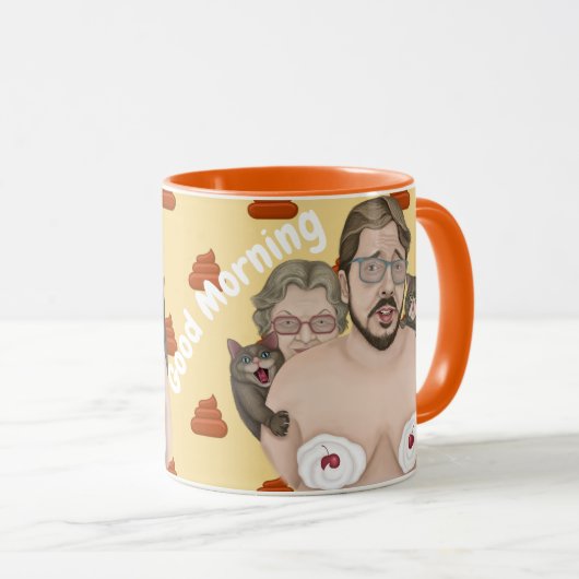 Mug Bonjour (Devant droit)