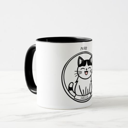 Mug Bonjour (Devant gauche)