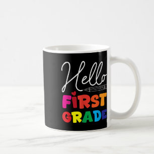 Mug Bonjour 1ère année de la 1ère année des enfants K
