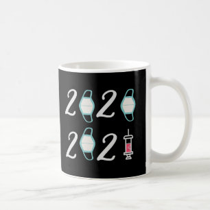 Mug Bonjour 2021 Adieu 2020 - C’est enfin terminé