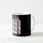 Mug Bonjour 2024 Super Bonne année Noël (Devant droit)