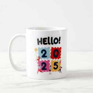 Mug Bonjour 2025 Joyeux Nouvel An Nouvel An