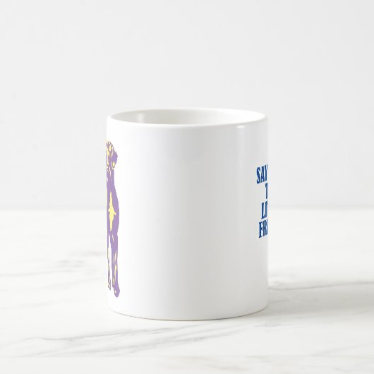 Mug bonjour à mon petit ami (Centre)
