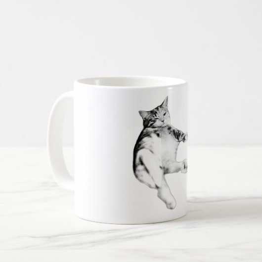 Mug Bonjour au ventre (Devant gauche)