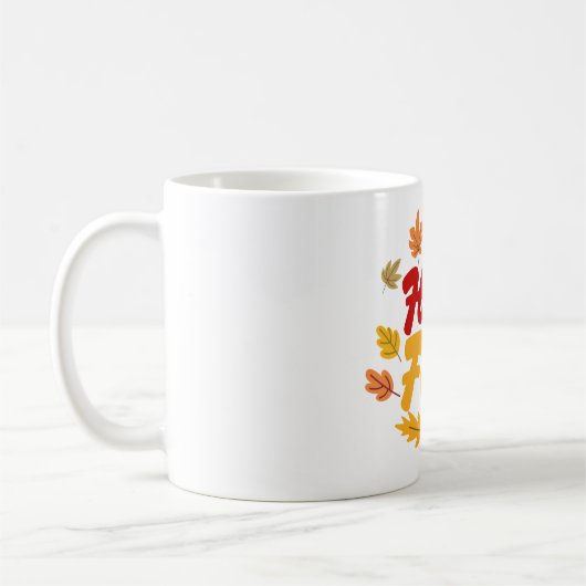 Mug Bonjour automne (Gauche)