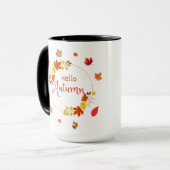 Mug Bonjour automne (Devant gauche)