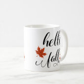 Mug Bonjour automne (Devant droit)