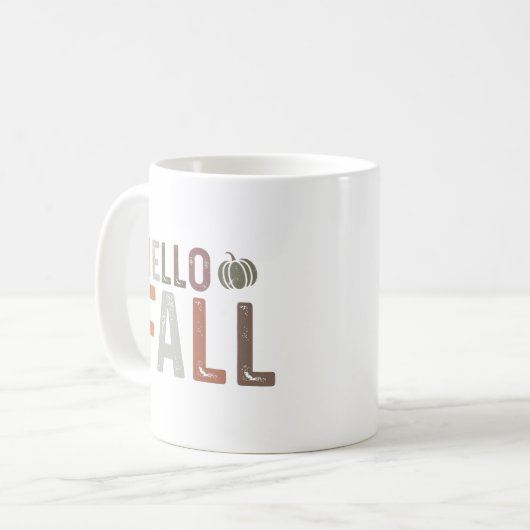Mug Bonjour Automne (Devant gauche)
