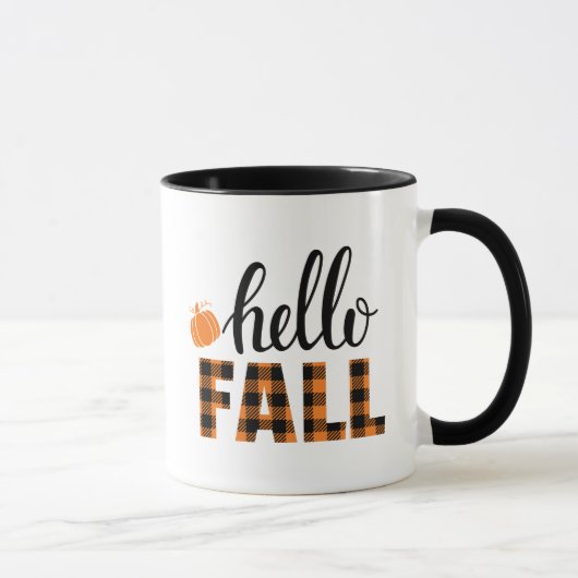 Mug Bonjour automne (Droite)