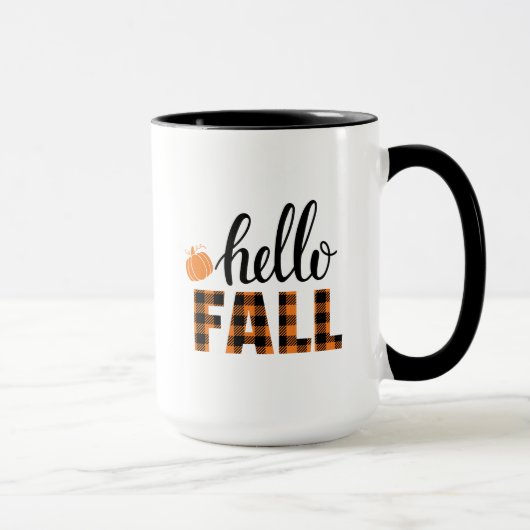 Mug Bonjour automne (Droite)
