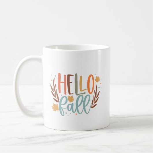 Mug Bonjour automne automne automne (Gauche)
