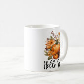 Mug Bonjour Automne, Automne Feuilles automne (Devant droit)