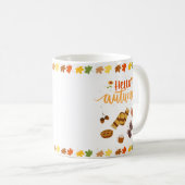 Mug Bonjour automne, bonjour automne (Devant droit)