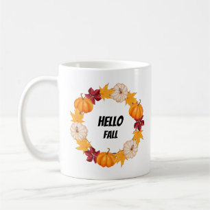 Mug Bonjour Automne Citrouille – Saison Automnal Cosy